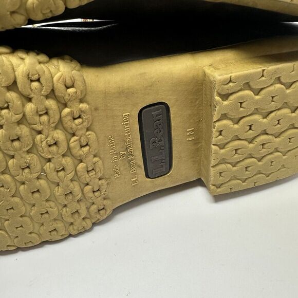 LL Bean The Original Leather 8” brown Duck Boot USA Maine Mens Size US 10 - Picture 7 of 10